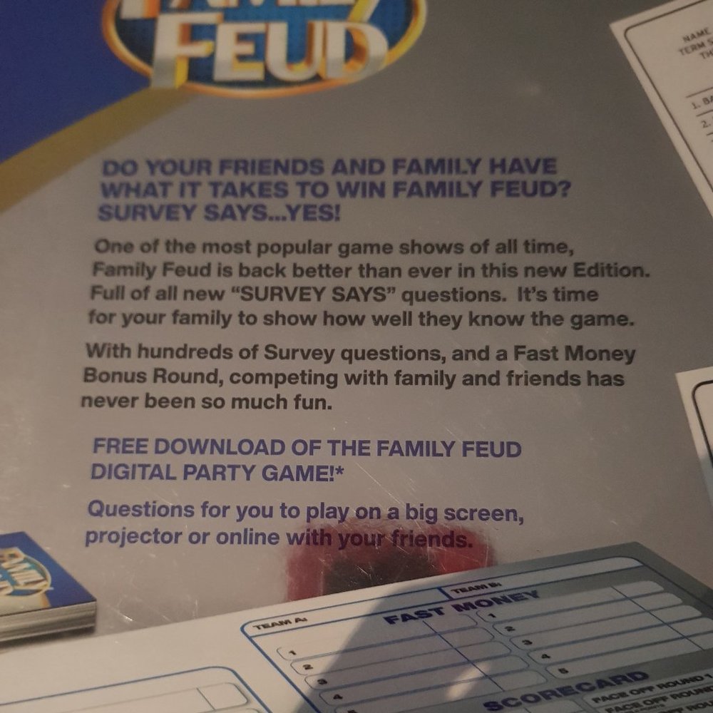BRAND NEW FAMILY FEUD BOARD GAME - Picture 9 of 11